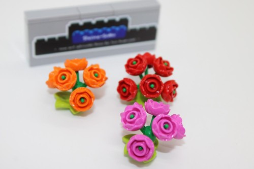 Lego rosen pflanzen - 3x,