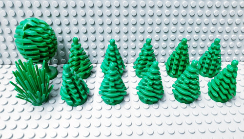 Lego city 10x tannenbäume - lego,